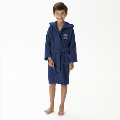 Peignoir enfant brodé 100% coton, Paris Saint Germain RUBAN PSG