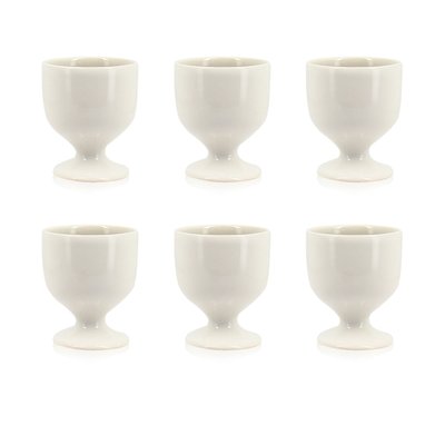 Lot de 6 coquetiers en céramique, CAP OGO LIVING