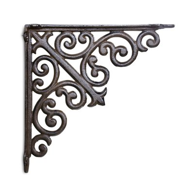Crédence Fonte Marron 24x3.5x24cm - DECORATION D’AUTREFOIS
