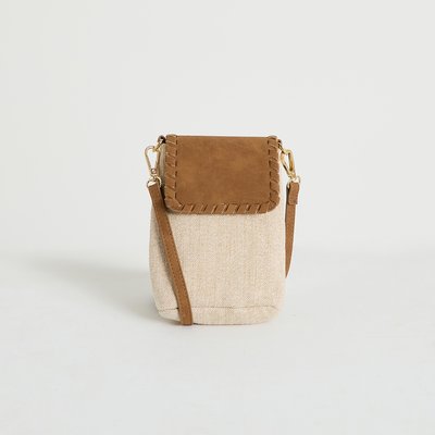 Pochette téléphone bi-matière GRAIN DE MALICE