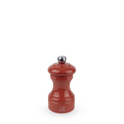 Moulin à sel manuel en bois laqué, terracotta, 10 cm - 4' Bistro PEUGEOT