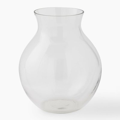 Vase rond, 21xH25cm, en verre MONOPRIX