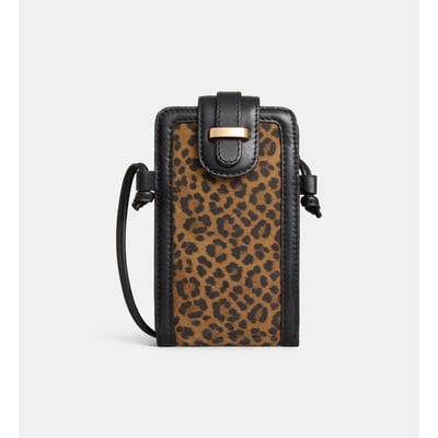 Sac pochette smartphone trapèze phone case suède GALERIES LAFAYETTE