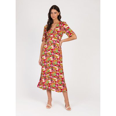 Robe midi imprimée ONESSY AN'GE
