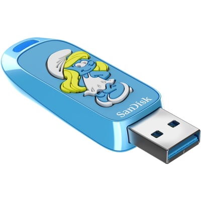 Clé USB 256Go 3.2 Edition Schtroumpfette SANDISK
