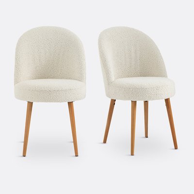 Set van 2 stoelen in bouclette, Quilda LA REDOUTE INTERIEURS