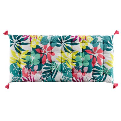 Coussin de sol ou Matelas de sol pompons Hawaina DOUCEUR D'INTÉRIEUR