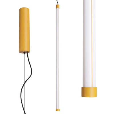 Suspension Acier Jaune LED 1 Trang EDEN