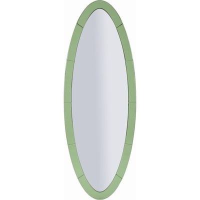 Miroir mural ovale cadre fin en verre GLAM RECOLLECTION