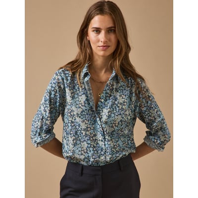 Chemise  tissu Liberty - Coupe Gaby CYRILLUS