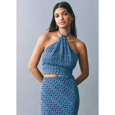 Jupe midi imprimée MANGO TEEN