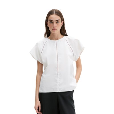 Blouse à manches courtes regular en popeline premium MARC O'POLO