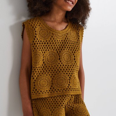T-shirt en crochet, certifié Oeko-Tex MONOPRIX
