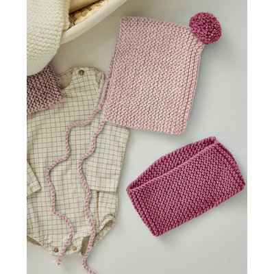 Kit Tricot béguin et col Camille PHILDAR