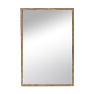 Miroir décoratif rectangulaire en MDF naturel, MILO INSPIRE