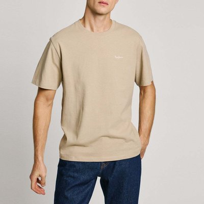 T-Shirt Coupe Regular Avec Logo Brodé PEPE JEANS