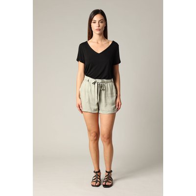 T-shirt col en V avec liseré brillant CASA DEELUXE