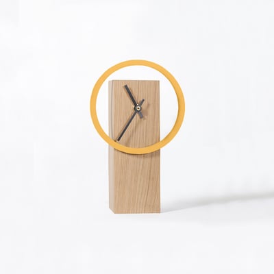 Horloge à poser Cyclock en bois massif DRUGEOT MANUFACTURE