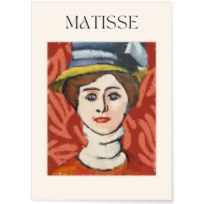 Affiche Matisse - Femme au Chapeau L'AFFICHERIE