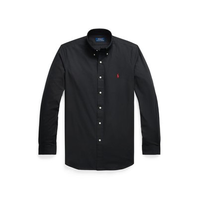 Gerades Hemd aus einfarbigem Popelin POLO RALPH LAUREN