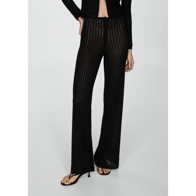 Mango pantalon crochet best sale