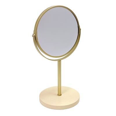 Miroir grossissant double face sur pied en métal DOUCEUR D'INTÉRIEUR