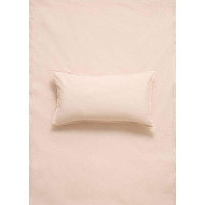 Taie d’oreiller berceau coton lavé double surpiqûre 30x50 cm MANGO HOME