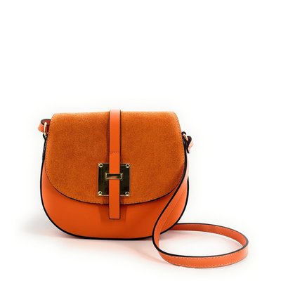 Mini-sac besace en cuir lisse et nubuck MODELE H OH MY BAG