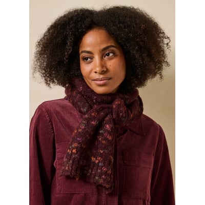 Écharpe tricotée multicolore LA FEE MARABOUTEE