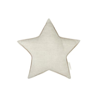Coussin Étoile L1N0 en lin français lavé NOBODINOZ