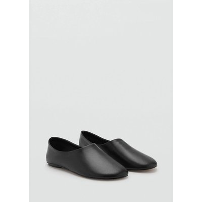 Chaussures plates cuir MANGO