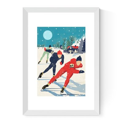 Speed Skaters by Rocket 68 Print EAST END PRINTS