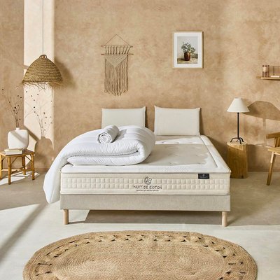 Pack Prêt à dormir Matelas Latex + Sommier + Accessoires PRELUDE 2.0 NUIT DE COTON