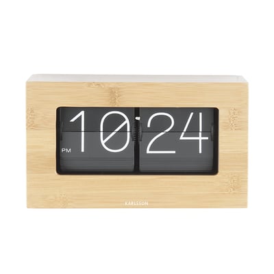 Horloge De Table Acier BOXED FLIP KARLSSON