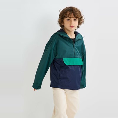 Veste col zippée imperméable color block MONOPRIX
