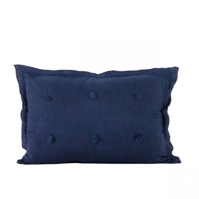Coussin Garni en Lin  ROSES SUD ETOFFE