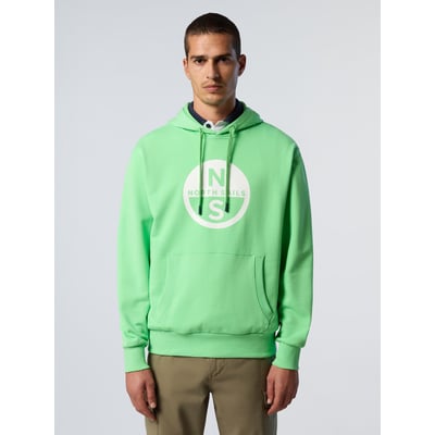 Sweat à capuche avec grand logo imprimé NORTH SAILS