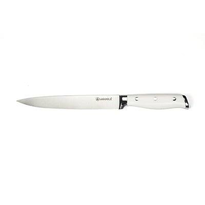 Couteau à trancher blanc 33cm - "Elégance" LAGUIOLE CUISSON