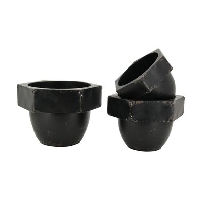 Cache-pots en métal  (Lot de 3) AUBRY GASPARD