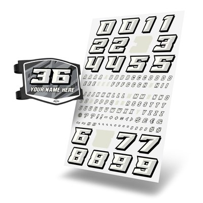 Plaque de course personnalisable pour Biky vélo d'équilibre BERG TOYS