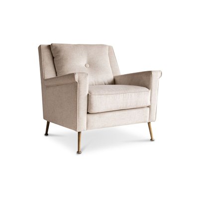 Fauteuil en velours ELBROUSSE PRODUIT INTERIEUR BRUT