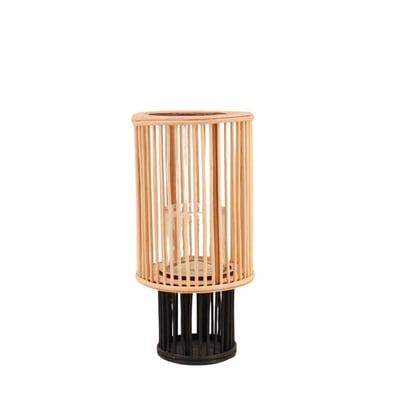 Lanterne ronde en bambou 38x18cm ORNAMI