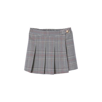 Jupe short en flanelle VERTBAUDET