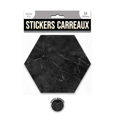 4 Stickers effet marbre TOILINUX