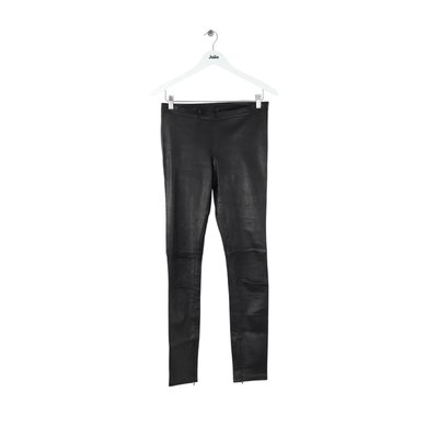 Pantalon slim en cuir - Bon État MAJE