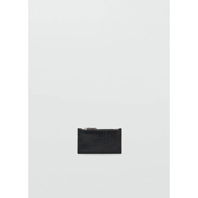 Porte-cartes simili-cuir effet croco MANGO