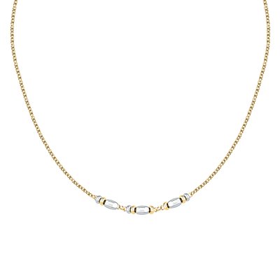 Collier en acier,cristaux, COLORI MORELLATO