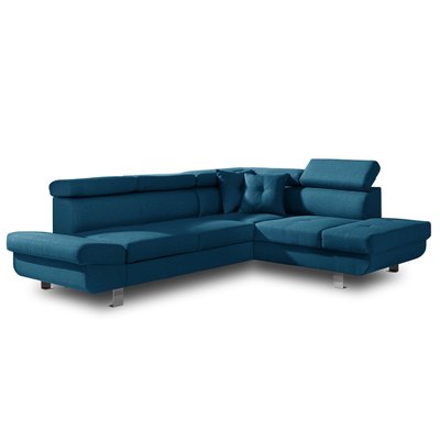 Canapé d'Angle Convertible en Tissu 5 places - LISBONA LISA DESIGN