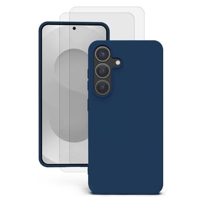Coque Galaxy S25 + antichoc + 2 vitres EVETANE