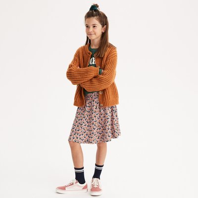 Jupe courte en jersey, imprimé floral LA REDOUTE COLLECTIONS